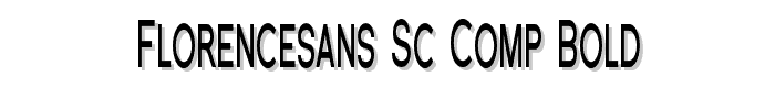 Florencesans SC Comp Bold font